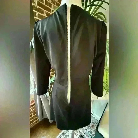 Rhyme Los Angeles Black Short Dress-Size M-preowned - Picture 6 of 9